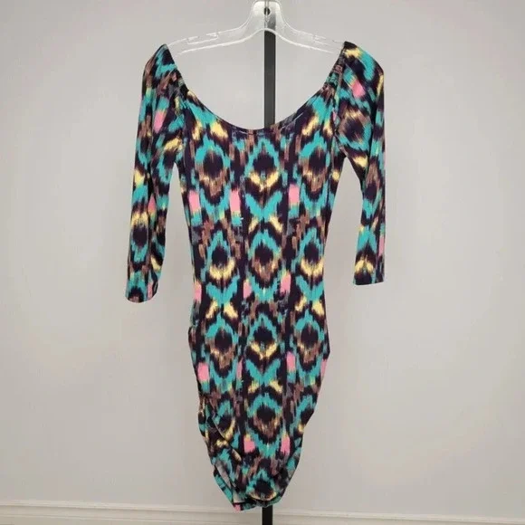 Seductions Ruched Bottom  Dress - Picture 3 of 5